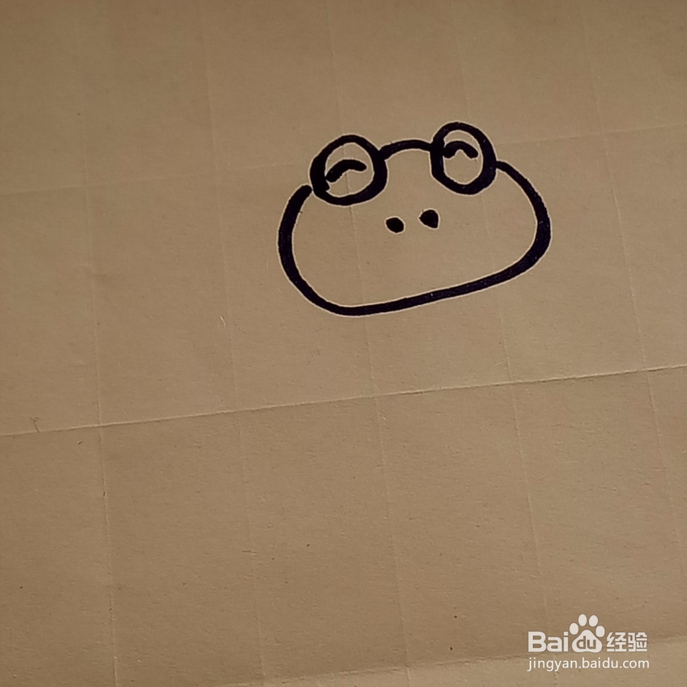 儿童趣味动物简笔画小青蛙