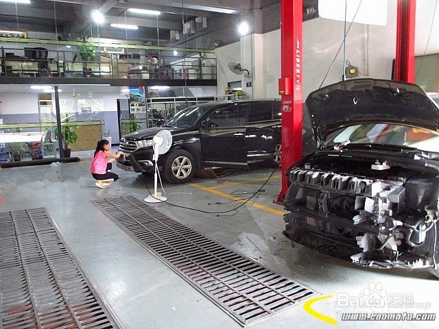 东风标志3008无损改氙气灯升级原装奥迪Q5透镜