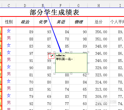 excel2013如何使用批注功能