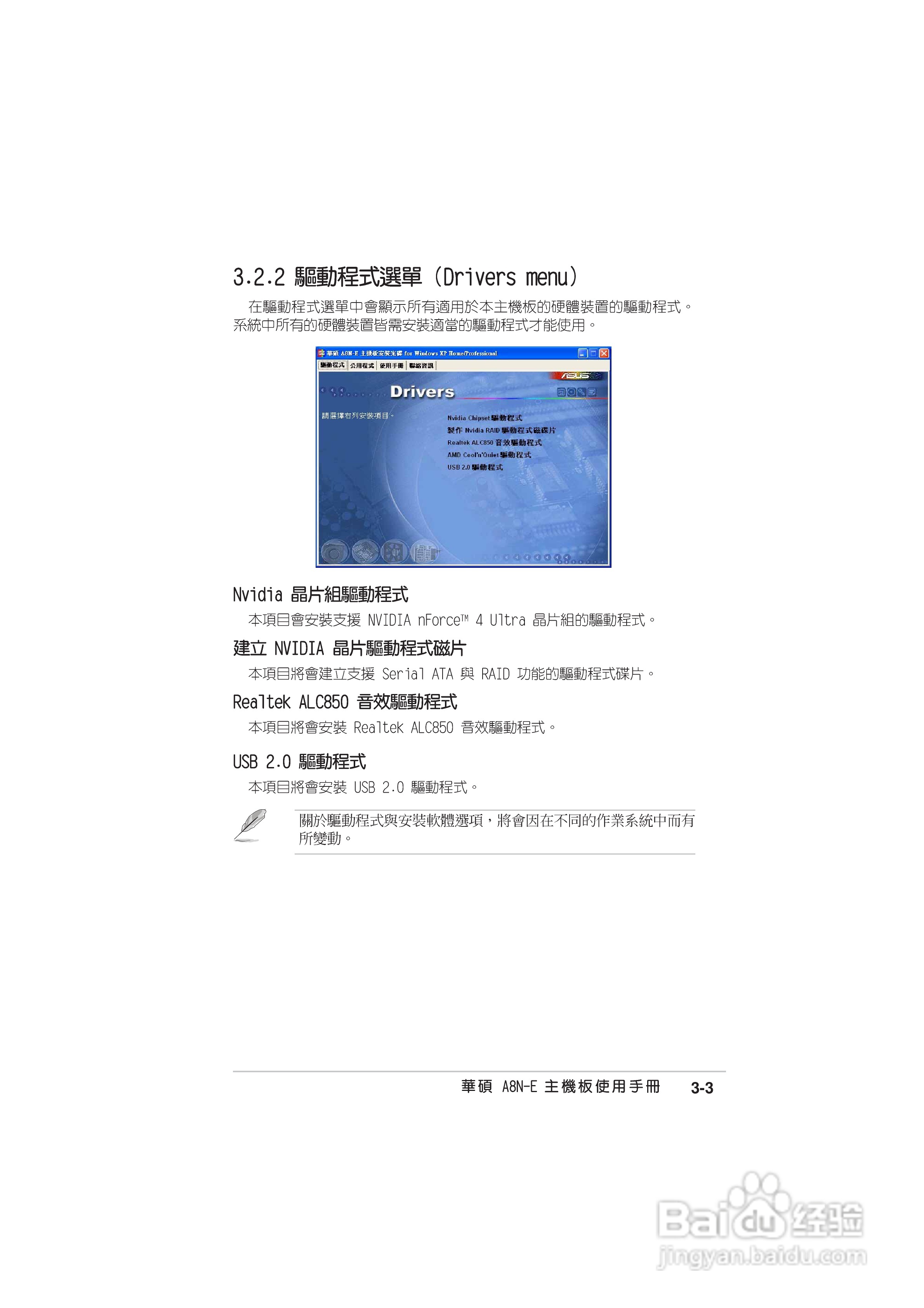 华硕 A8N-E主板说明书:[9]