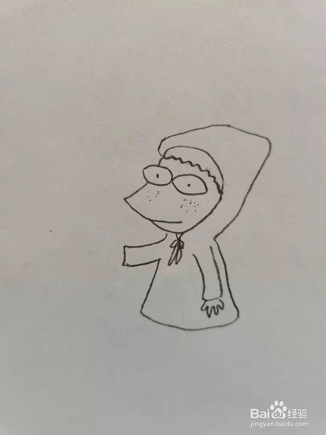 卡通可心怎么画