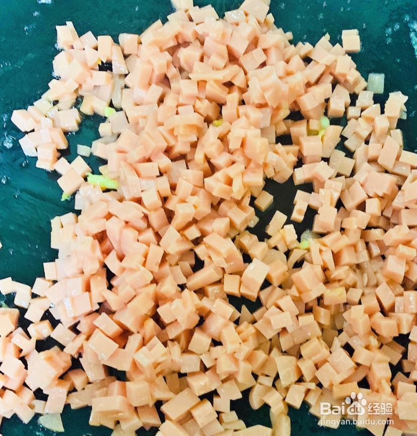 学习做扬州炒饭