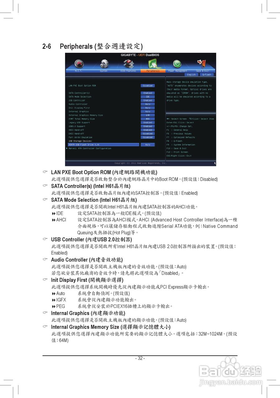 技嘉GA-H61MA-D3V主板使用手册:[4]