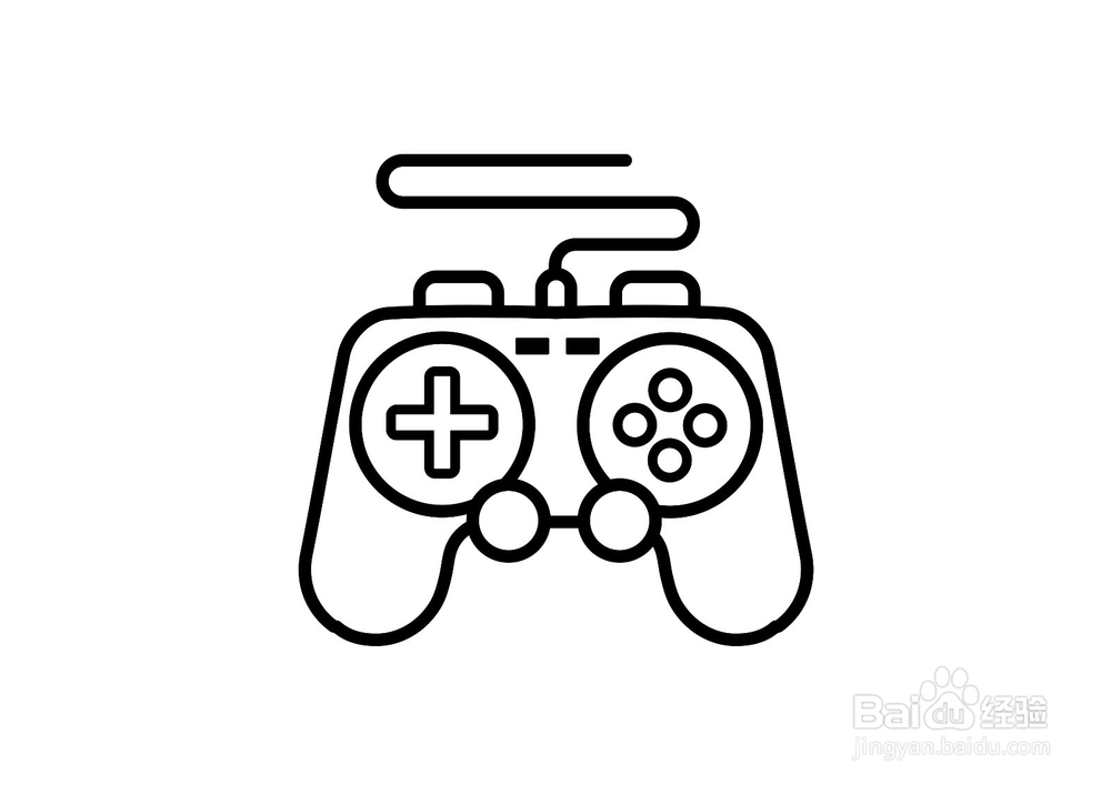 怎么画游戏机把柄icon图标