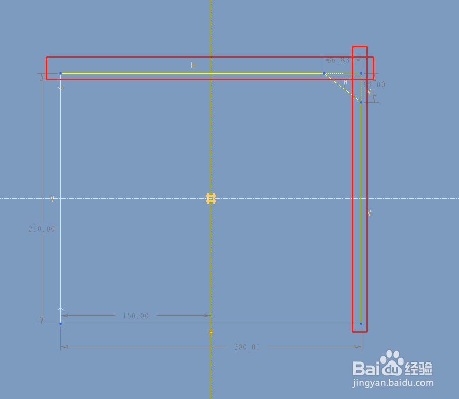 Proe草图如何倒角
