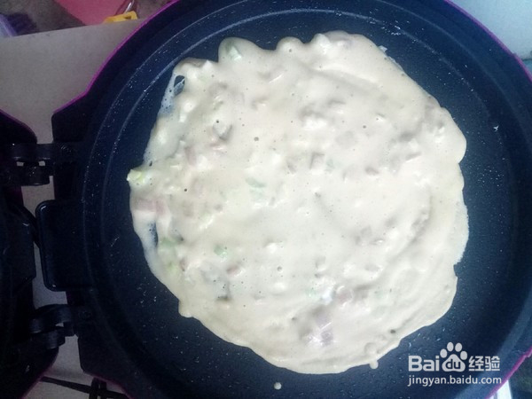 香肠鸡蛋香蕉饼的做法