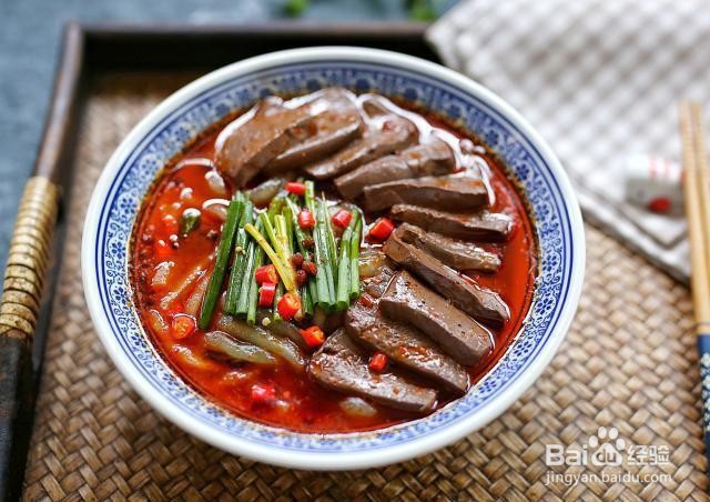 家庭自制麻辣鸭血土豆粉