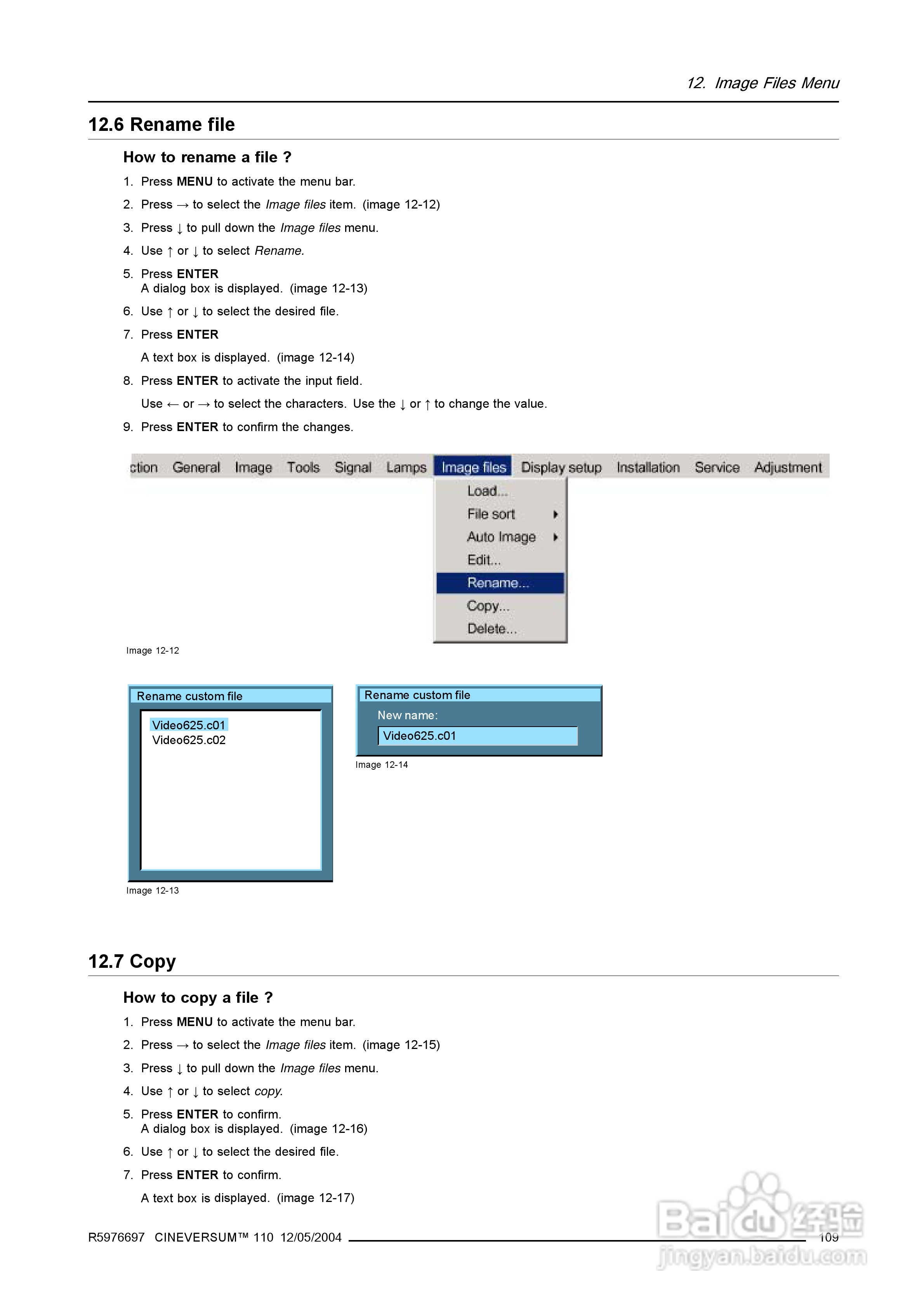 Barco巴可 Cine VERSUM 110投影机说明书:[12]