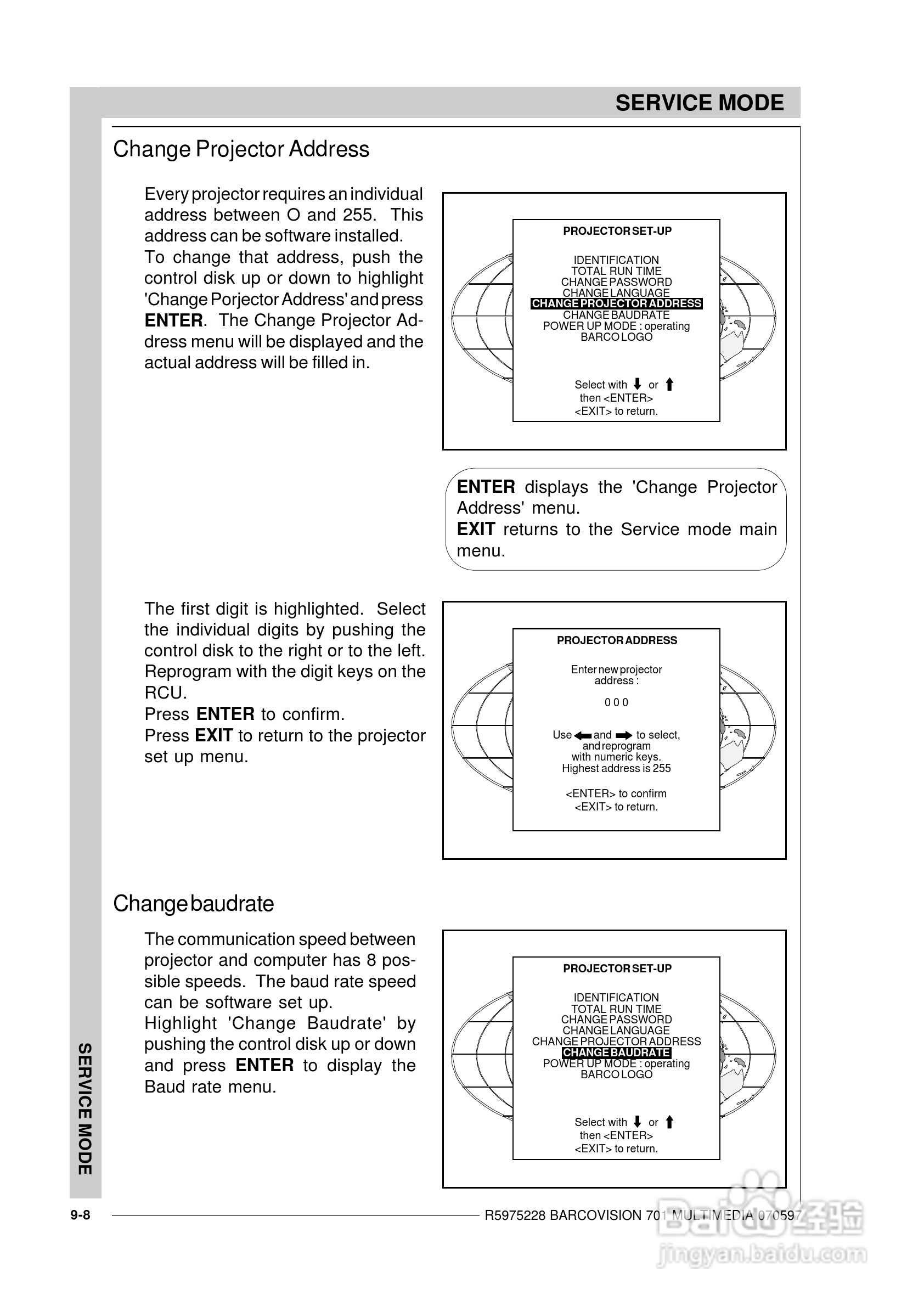 Barco巴可 VISION 701投影机说明书:[11]