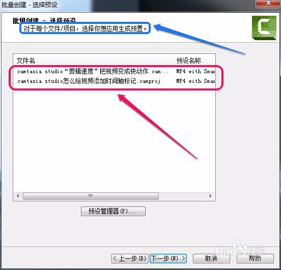 camtasia studio录屏软件 批量创建视频文件