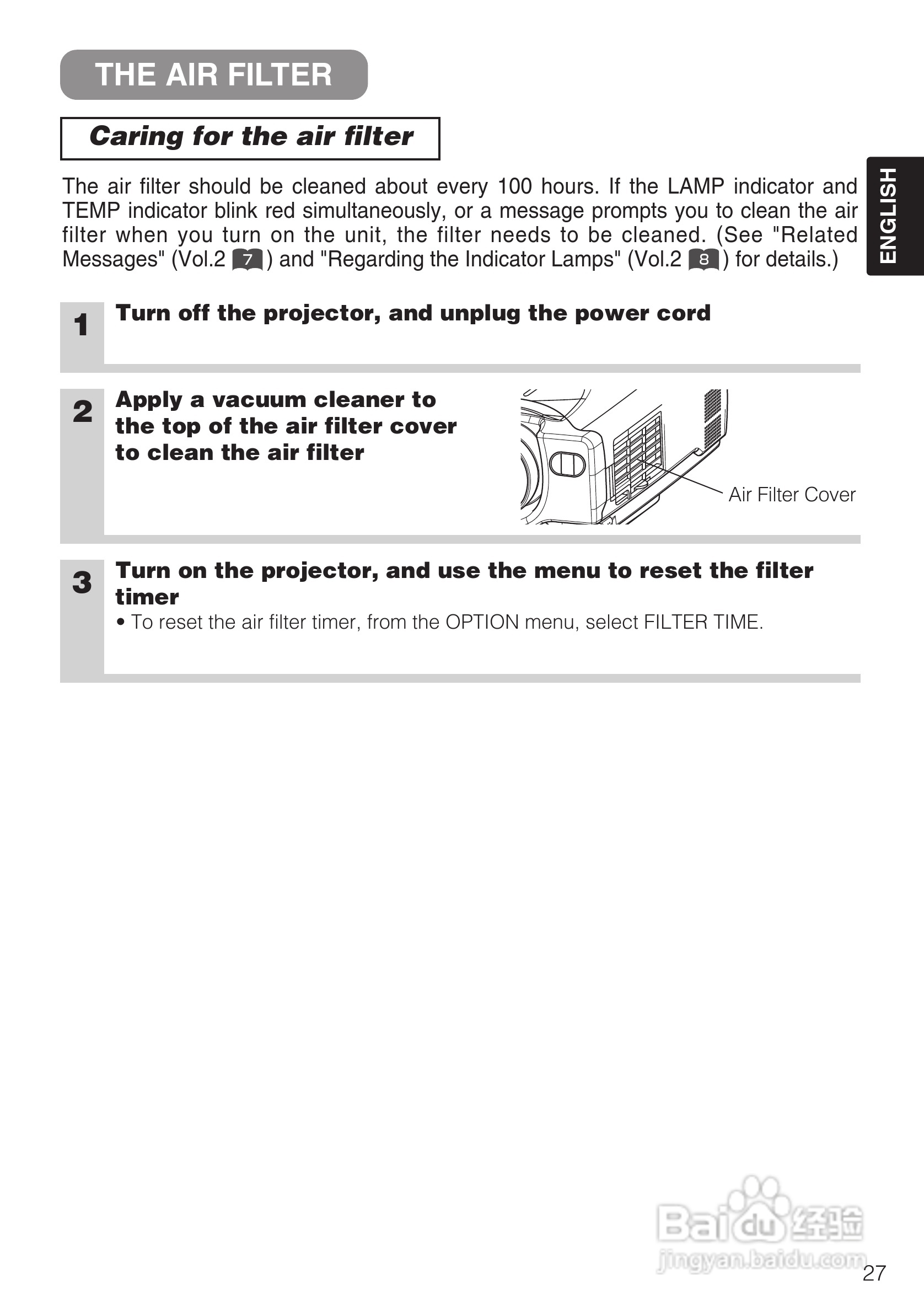 日立 ED-X3270A投影机说明书:[3]