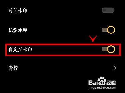 iqoo8pro如何开启相机的自定义水印