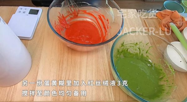 圣诞双色瑞士卷蛋糕