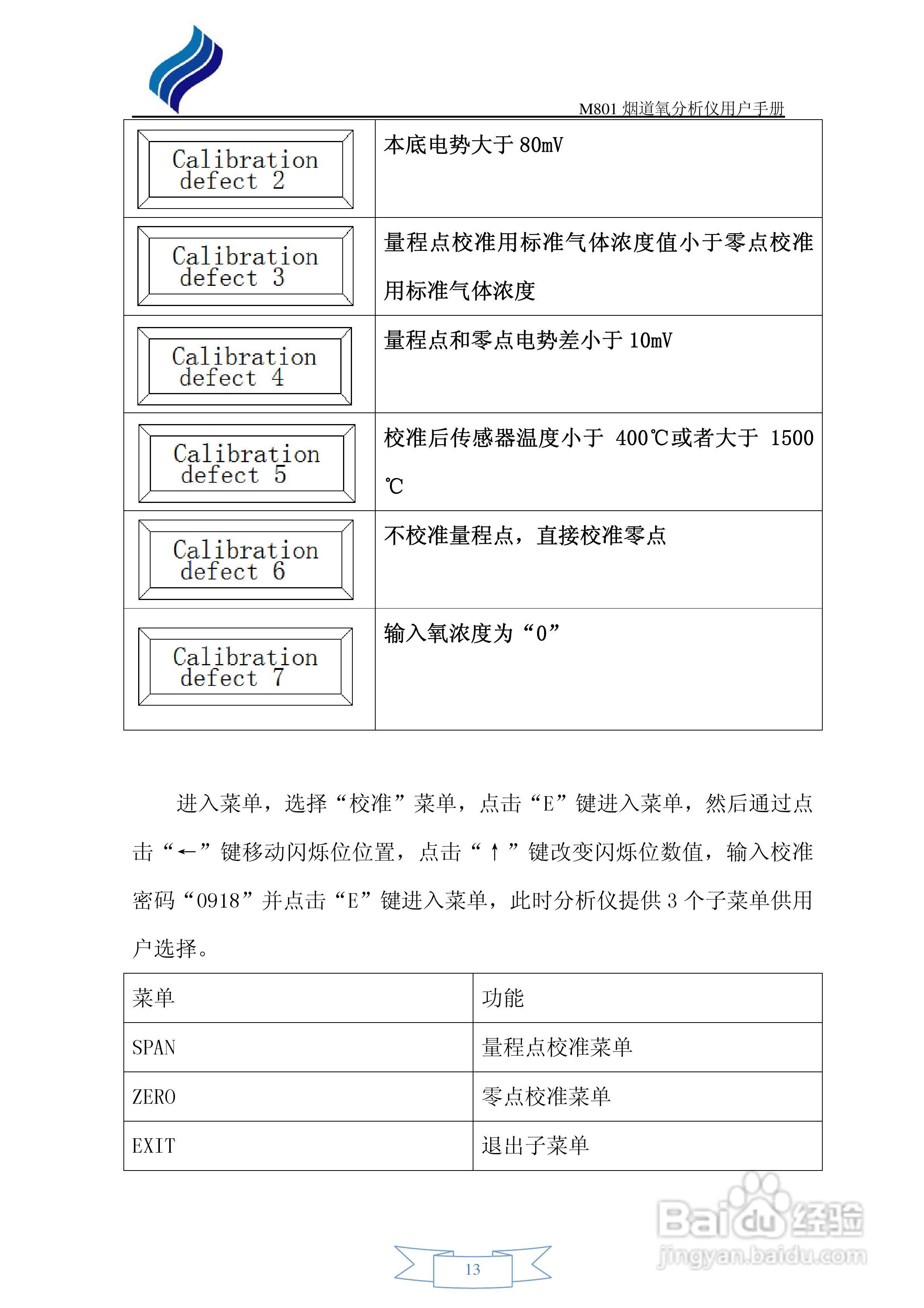 M801烟道氧分析仪用户手册:[2]