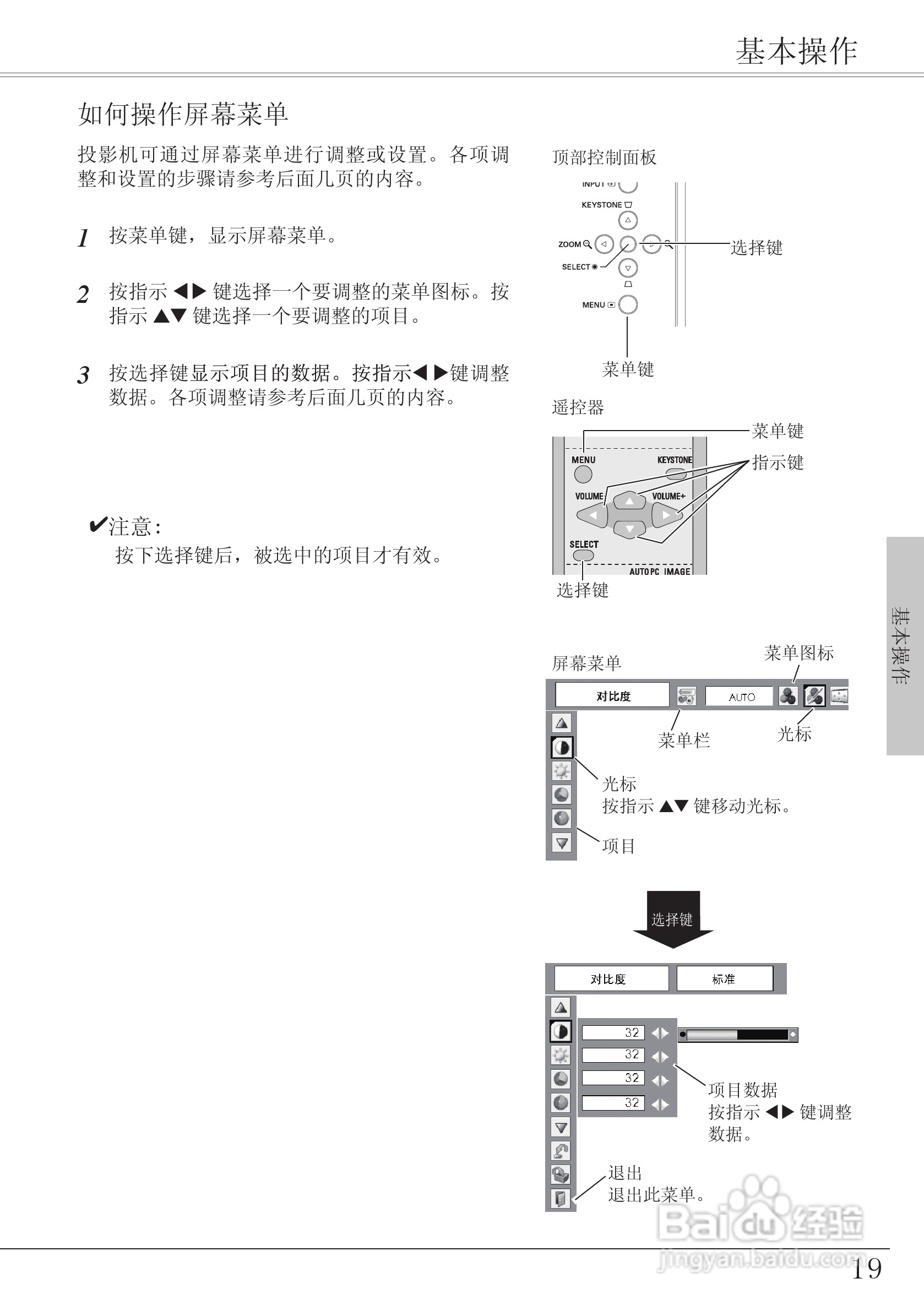 EIKI爱其 LC-XA20I投影机说明书:[2]