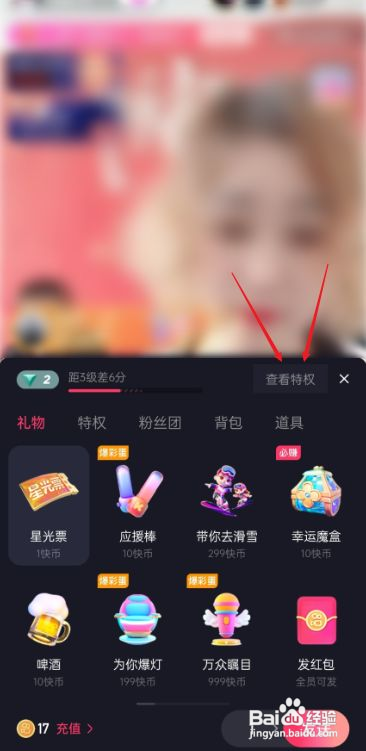 快手在哪关闭等级隐身