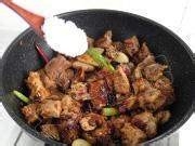 美味的香辣牛肉