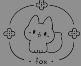 萌系简笔画：小狐狸和花环