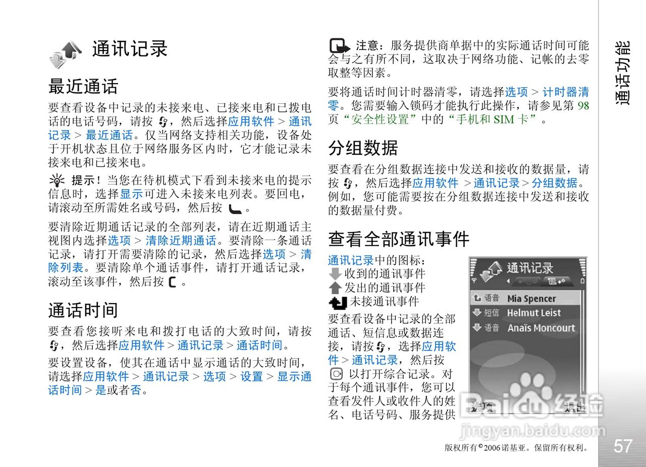 诺基亚N93i手机使用说明书:[6]