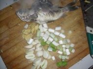 香菜妙点鲤鱼汤