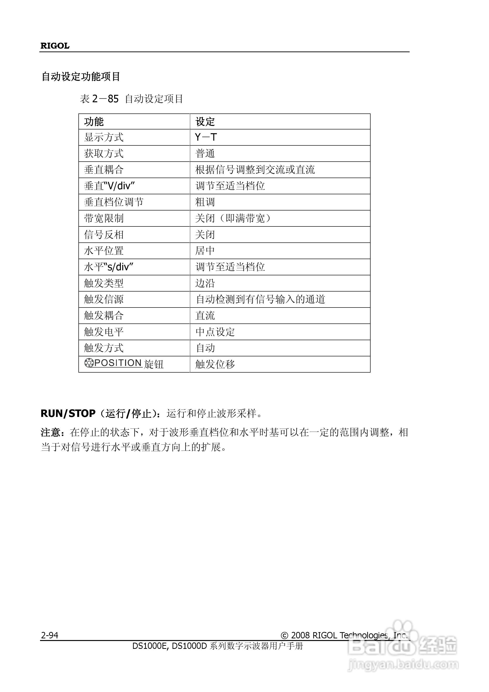 RIGOL DS100E/1000D系列数字示波器用户手册:[13]