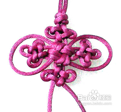 怎样编变化酢浆草结毛衣链