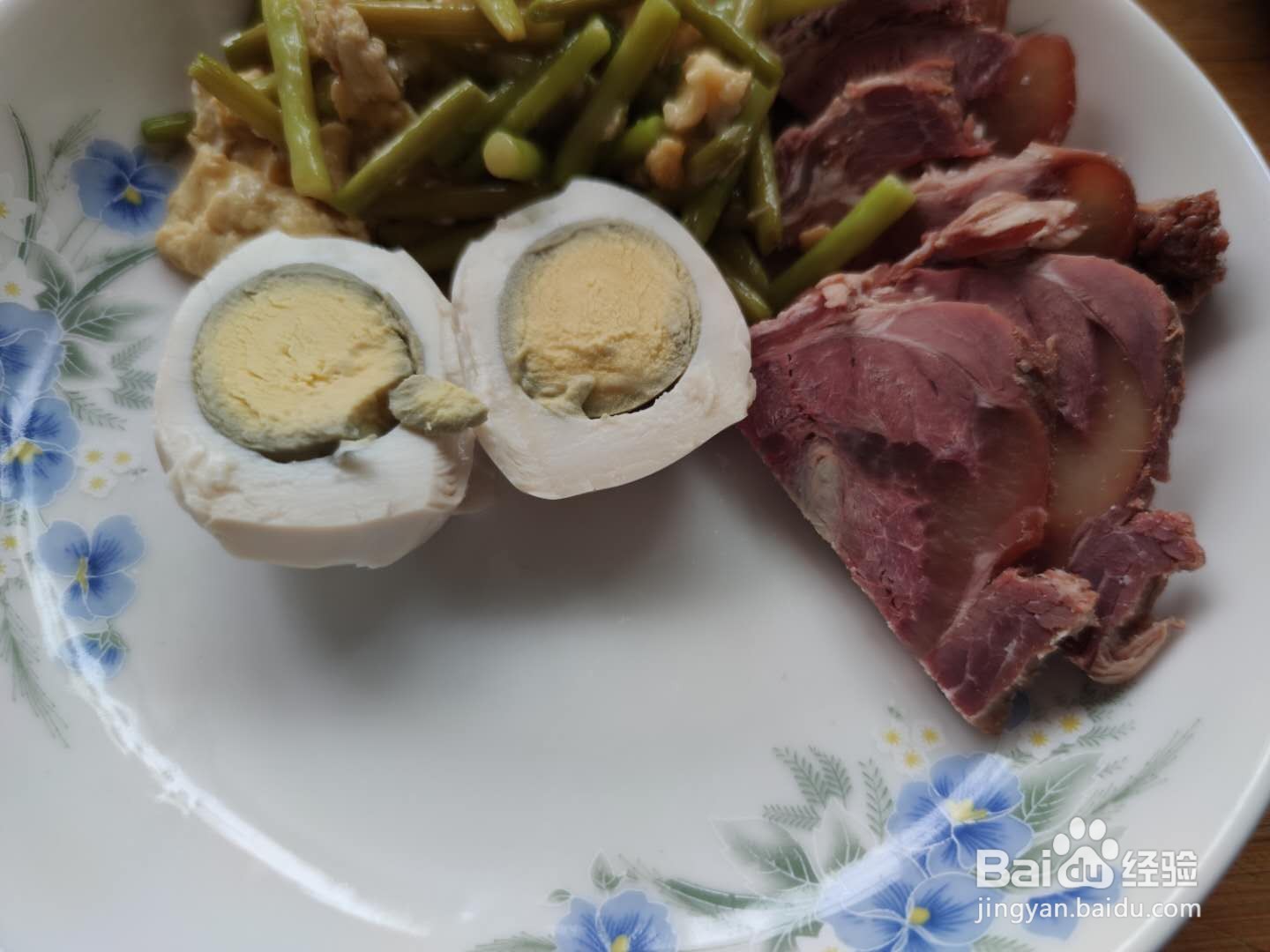 酱牛肉卤蛋热干面