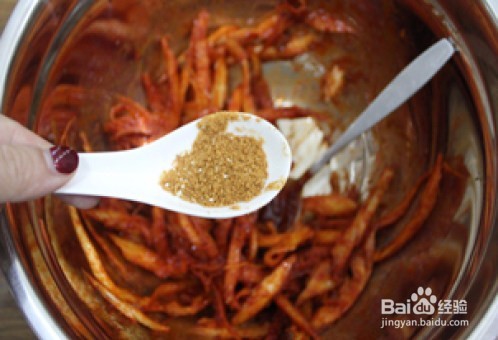 拌手撕明太鱼是怎么做的？家常做法教程