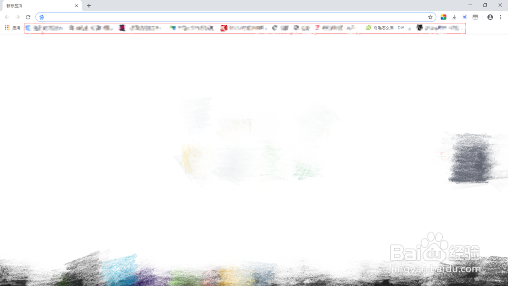 chrome书签栏怎样去除文字仅显示图标呢？
