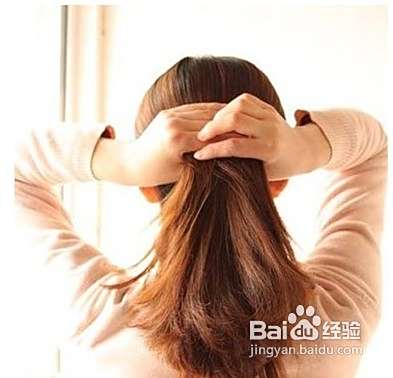 简单的韩式盘发步骤