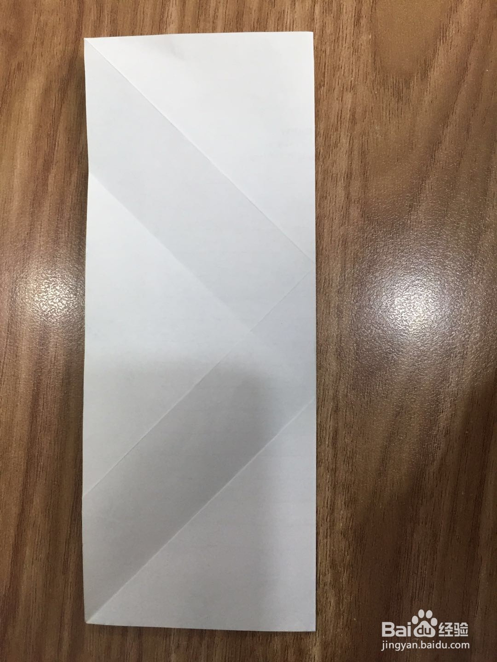 信纸花样的折法-双方形