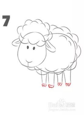 如何为孩子们画羊