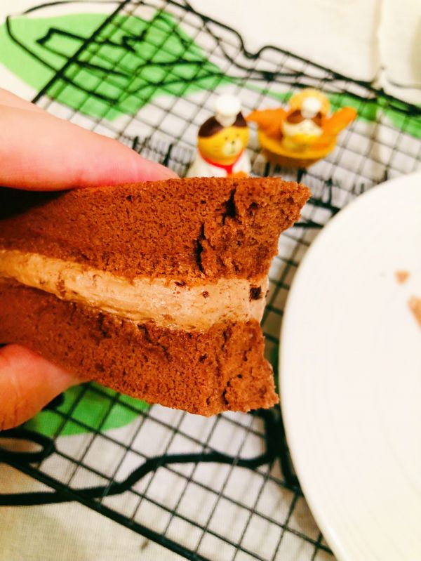 巧克力蛋糕三明治