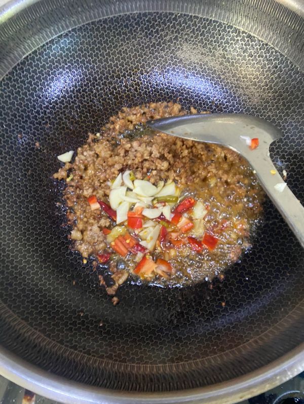 豆角炒肉末豆角