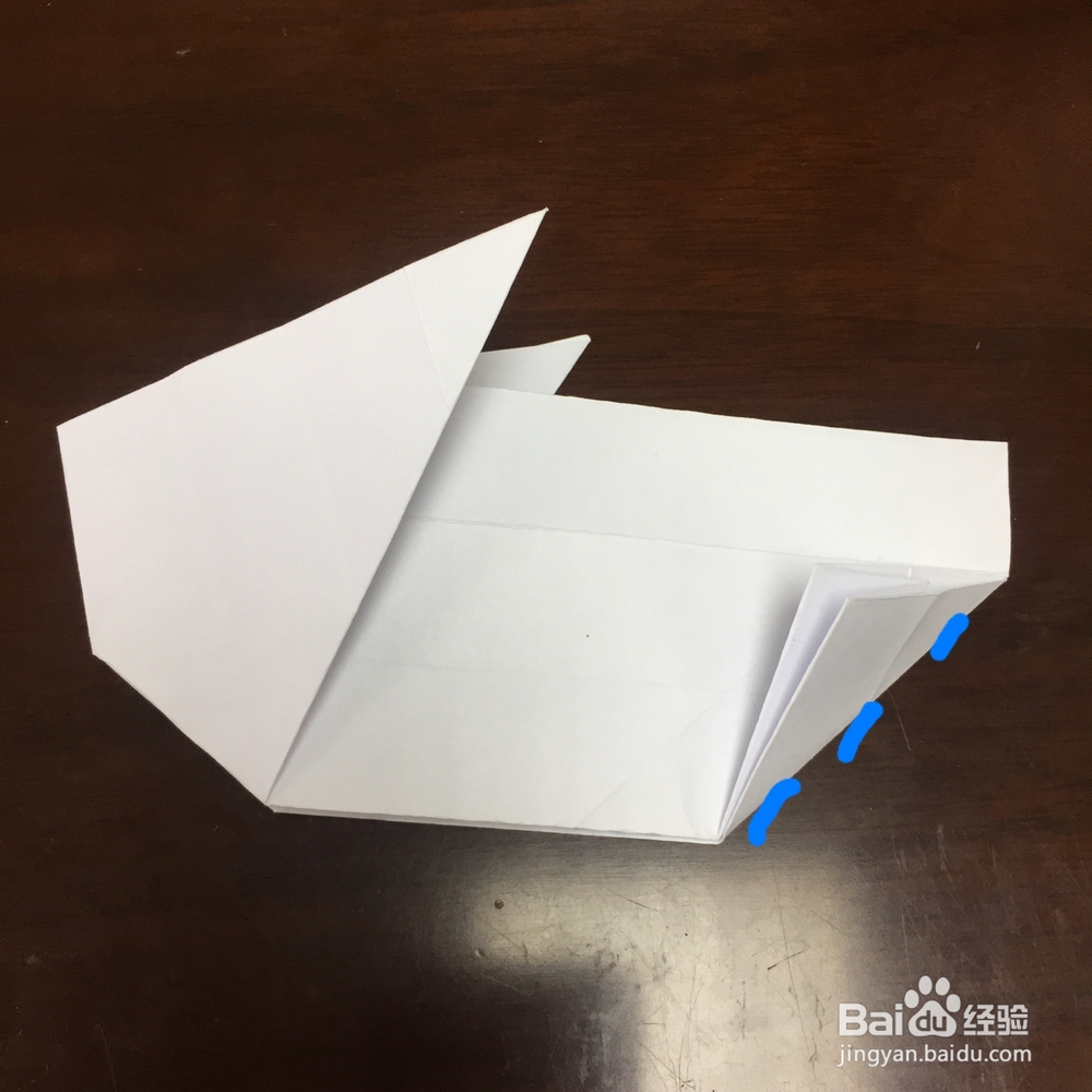 可爱小兔兔盒子的折纸方法详细图解