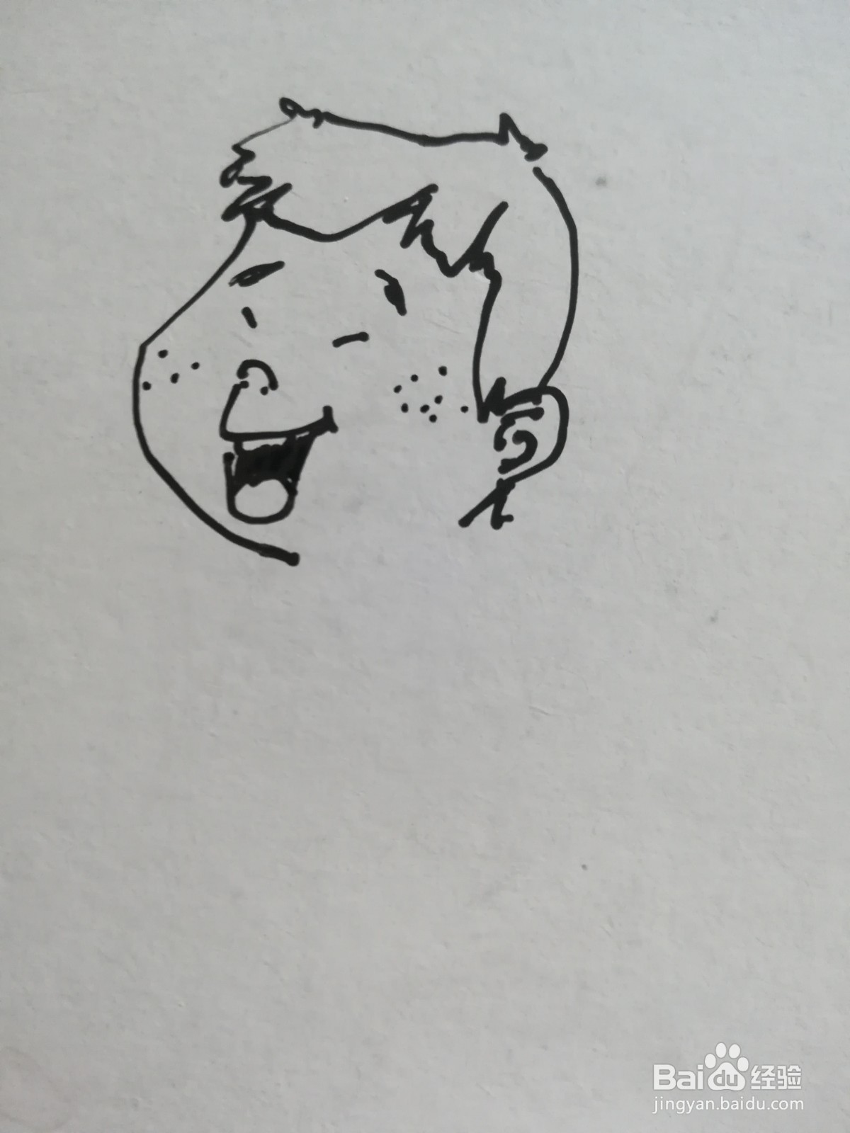 怎么画吃冰激凌的胖男孩