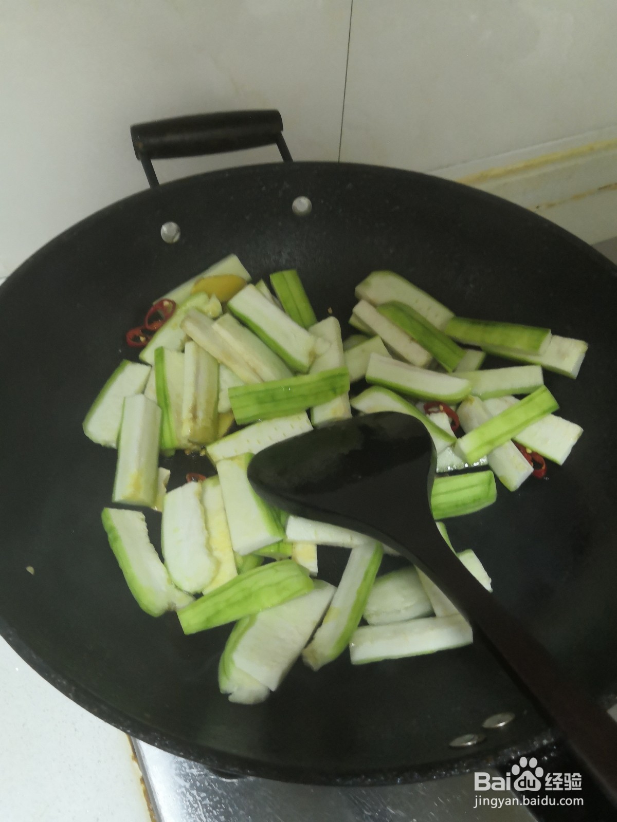 家常炒丝瓜的做法