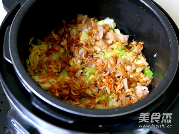 高丽菜咸饭的做法
