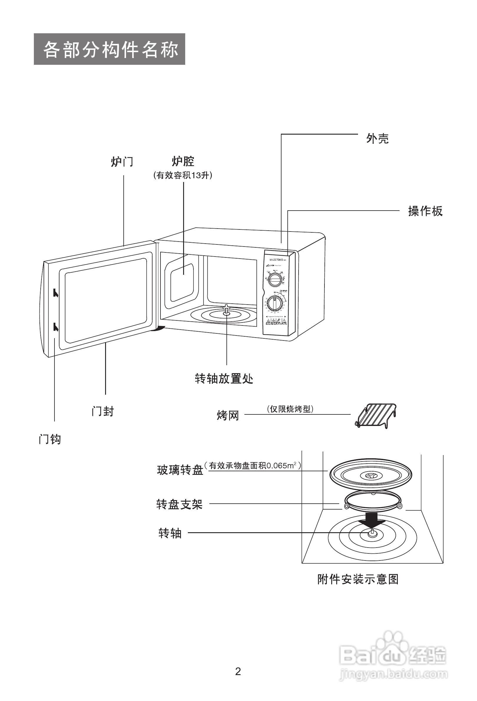 海尔MI-2270MG微波炉使用说明书