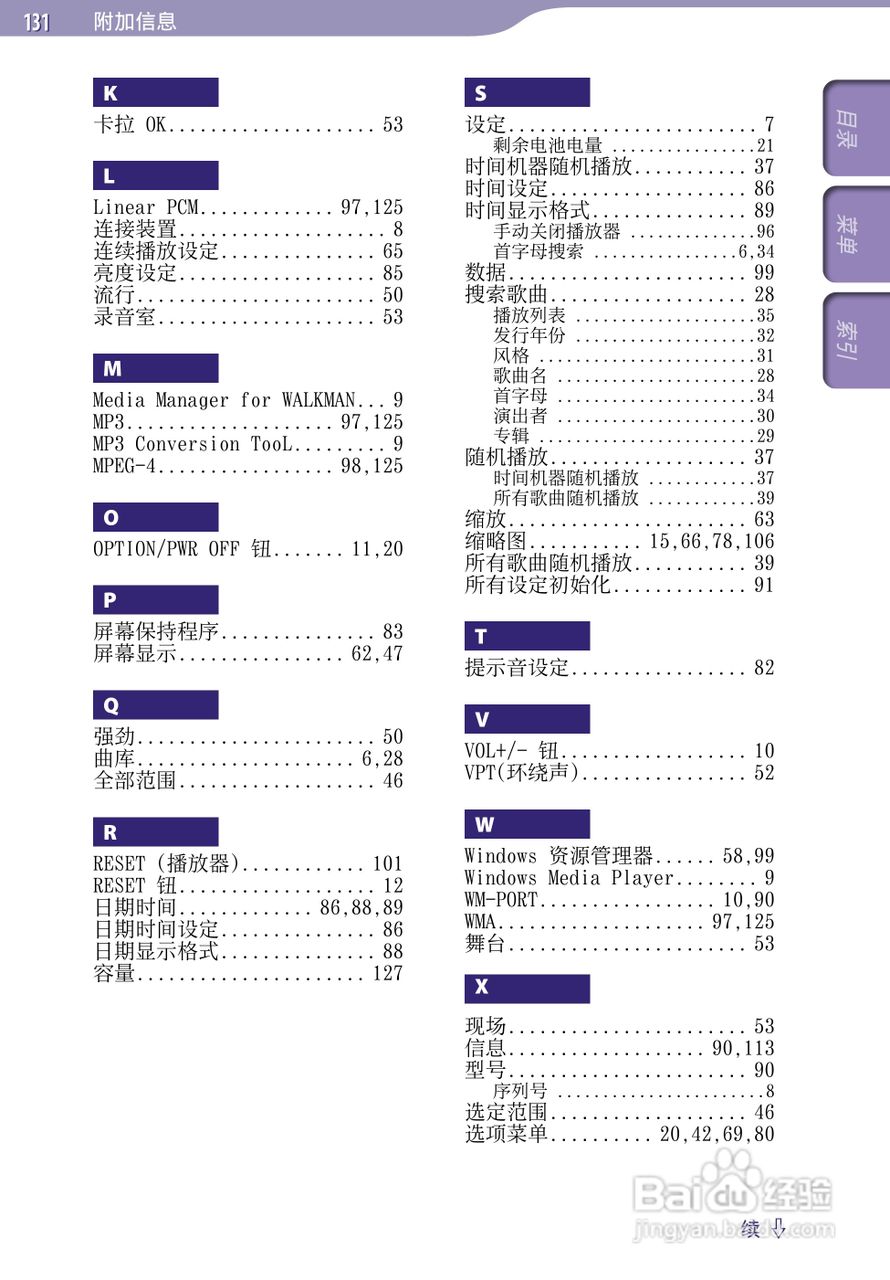 SONY索尼NWZ-A726数码影音使用说明书:[14]