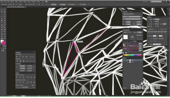 PS与AI结合把人物转为低多边形肖像