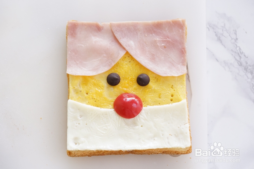 味道绝美的圣诞老人三明治