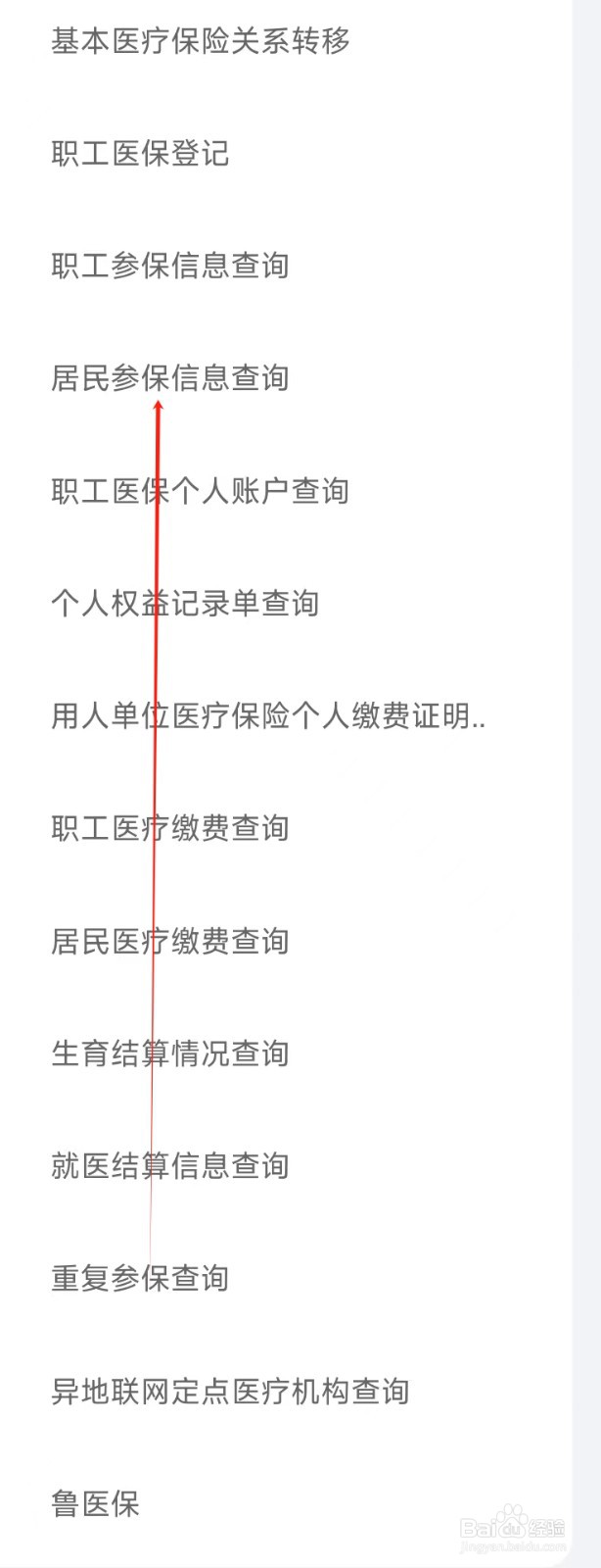 爱山东怎样找到居民参保信息查询
