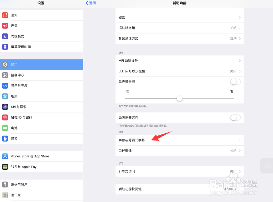 苹果iPad Pro平板电脑怎样删除字幕样式？