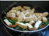韭菜蚝油烧豆腐