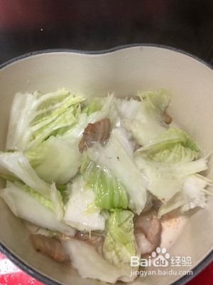 大白菜炖冻豆腐