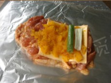 芝士南瓜鸡腿卷