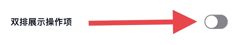 百度网盘怎么开启双排展示操作项