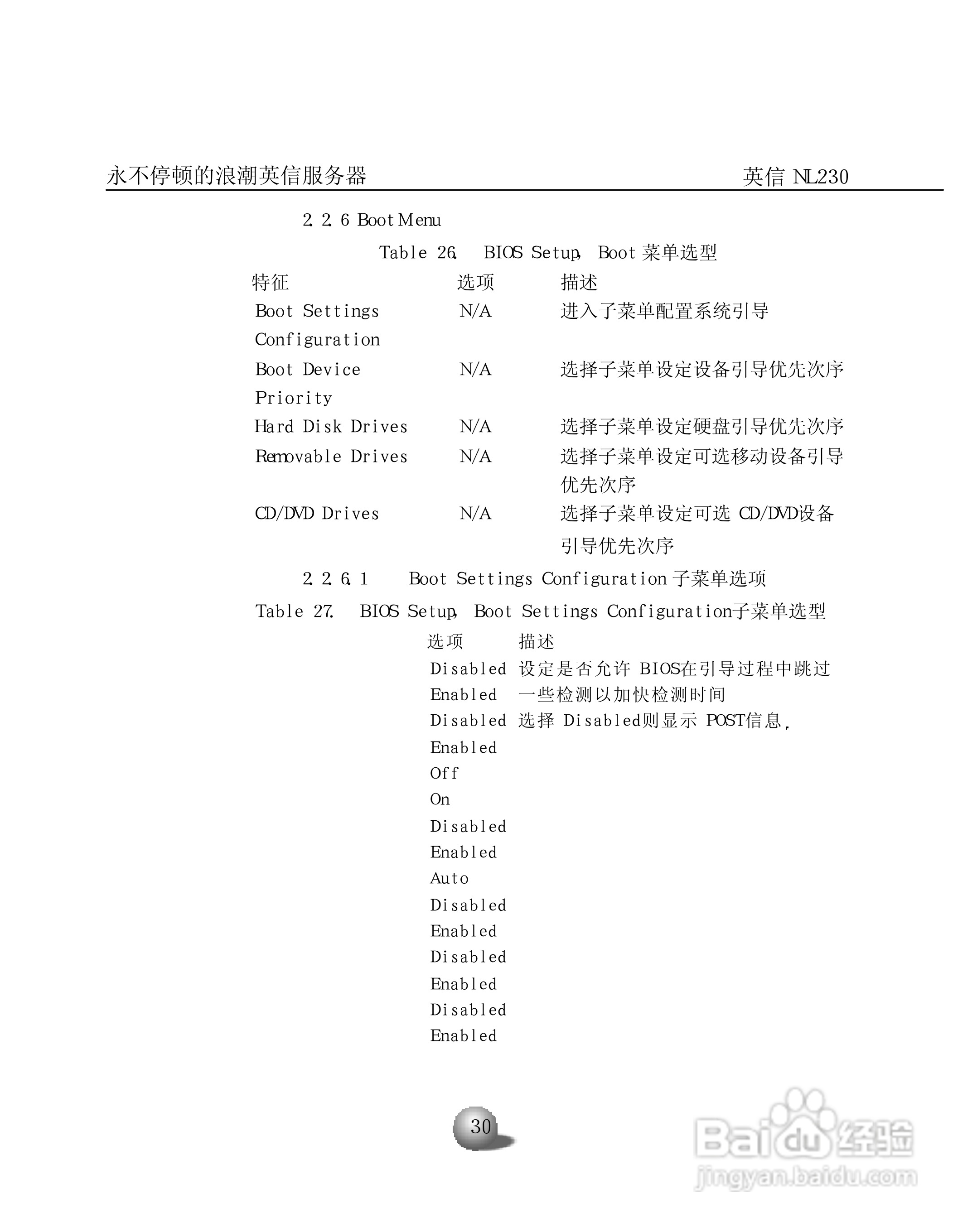 浪潮英信服务器NL230用户手册说明书:[4]