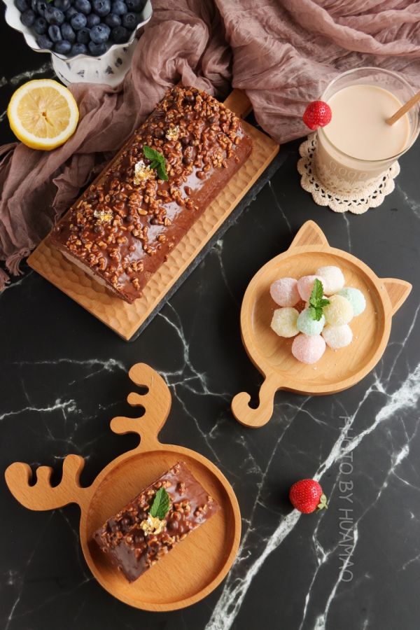 脆皮巧克力梦龙蛋糕卷